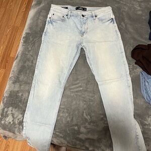 Light Blue Hollister Super Skinny Jeans